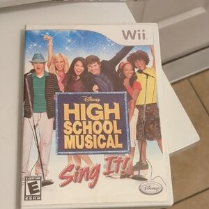 Disney High School Musical Sing It! Wii Game - Blue and Yellow